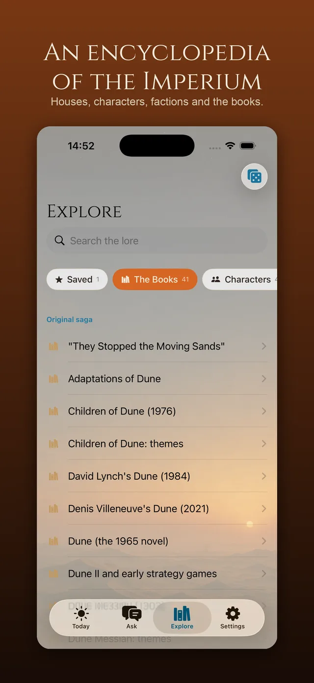 Explore the lore library